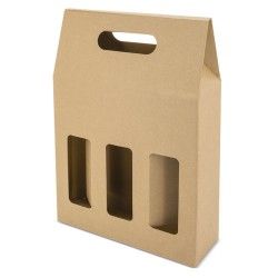 Caja Cartón 3 Botellas Treviso