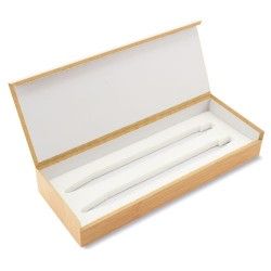 Estuche Bambú 2 Bolígrafos Rony