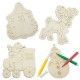 Set para colorear Navidad