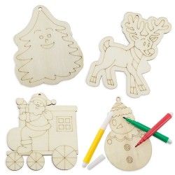 Set para colorear Navidad
