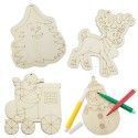 Set para colorear Navidad