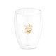 Juego de café de cristal con 2 tazas 350ml