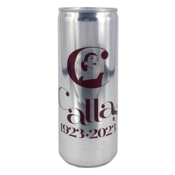 Lata agua 2% Gas 25cl - Impresión 1 color