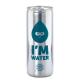 Lata agua 6% Gas 25cl - Impresión 1 color