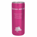 Lata agua 2% Gas 25cl - Impresión todo color Brillo