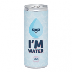 Lata agua sin Gas 33cl - Etiqueta todo color