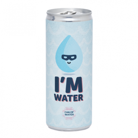 Lata agua sin Gas 33cl - Etiqueta todo color