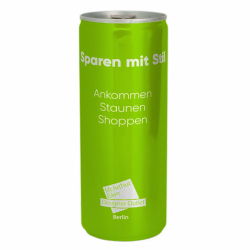 Lata agua 6% Gas 25cl - Impresión todo color Brillo