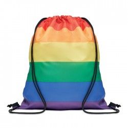 Mochila RPET Arco Iris 36 x 42 cm