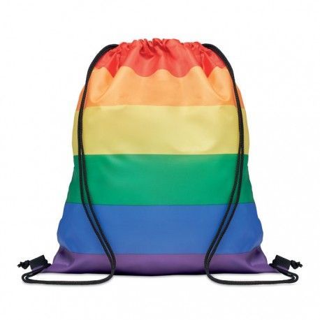 Mochila RPET Arco Iris 36 x 42 cm