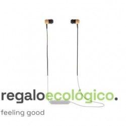 Auriculares inalámbricos bambú