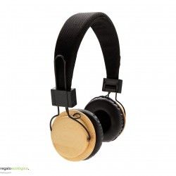 Auriculares inalámbricos bambú